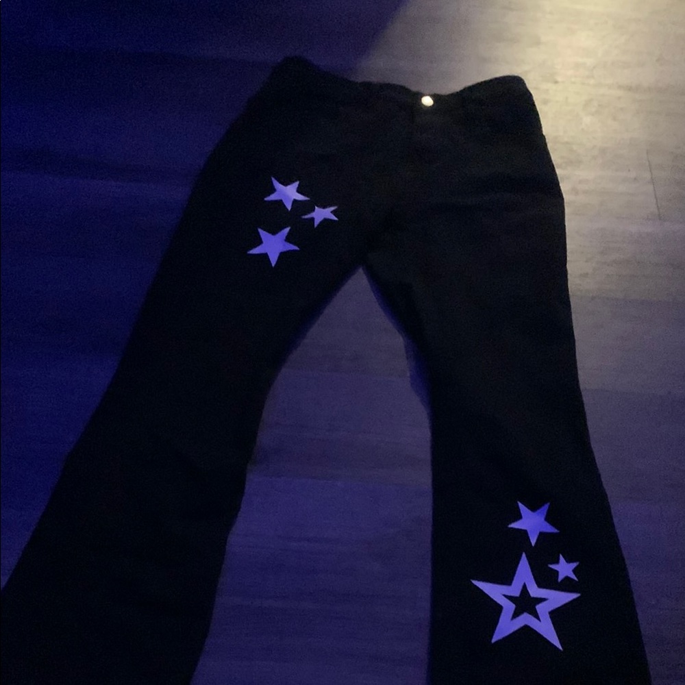 Black Star Flare Jeans
